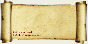 Tina Velebit vizit kartica